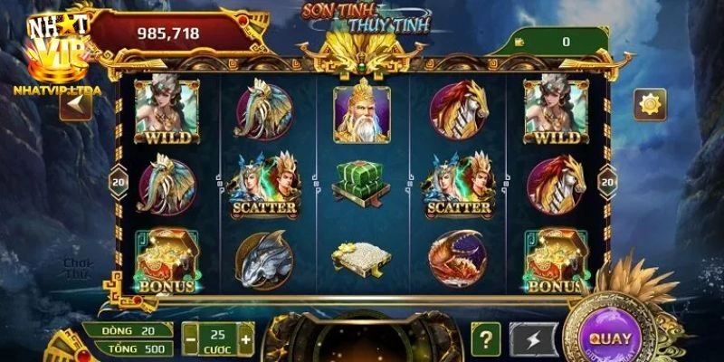 Tựa game dùng máy slot hiện đại hot 